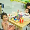 The Whole Family Having Fun Creating Art!