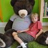 Meet Pablo, our other art loving bear!  He can't wait for kids to come make awesome art at SplatterBox.